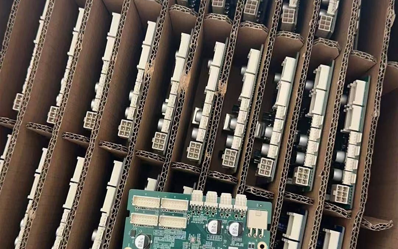 ASIC control boards prepared for support